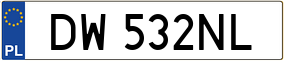 Truck License Plate